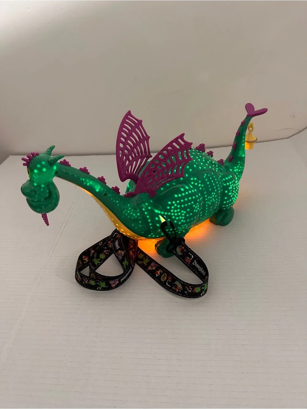 Disney Parks Light up Elliot Dragon Popcorn Bucket Main Street Electrical Parade